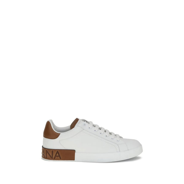 Weiße Kalbshaut Bos Taurus Sneakers mit niedrigem Schaft
