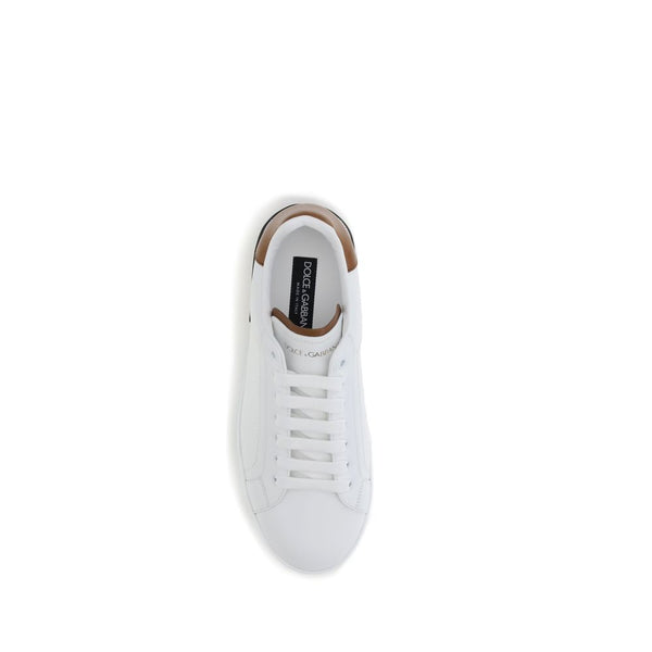 Weiße Kalbshaut Bos Taurus Sneakers mit niedrigem Schaft