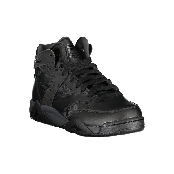 Schwarzer Polyester Sneaker