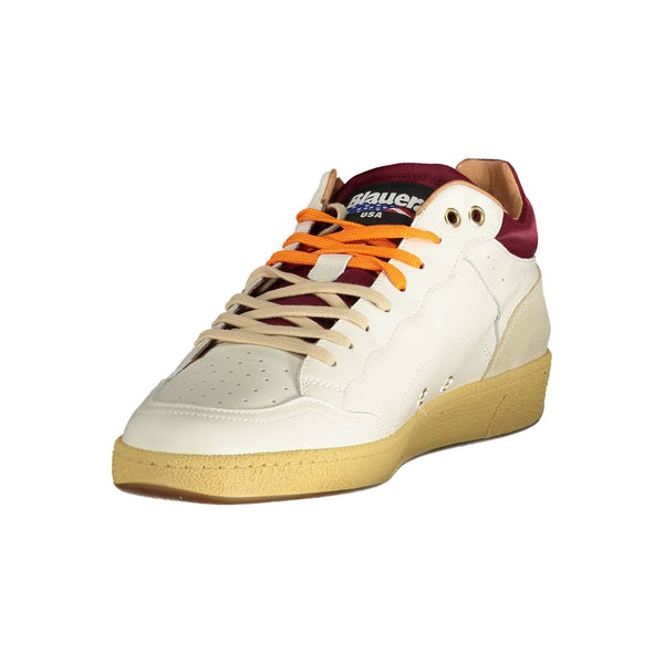 Sneaker aus weißem Polyester