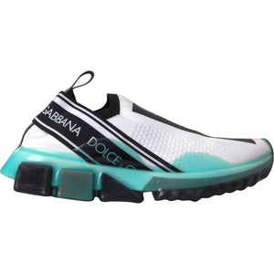 Schwarz Weiß Blau Slip On Sorrento Sneakers
