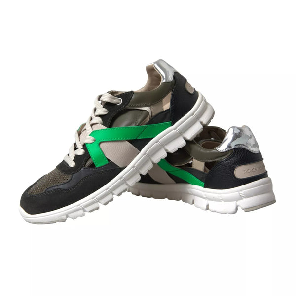 Turnschuhe Multicolor Leder Wildleder Schuhe