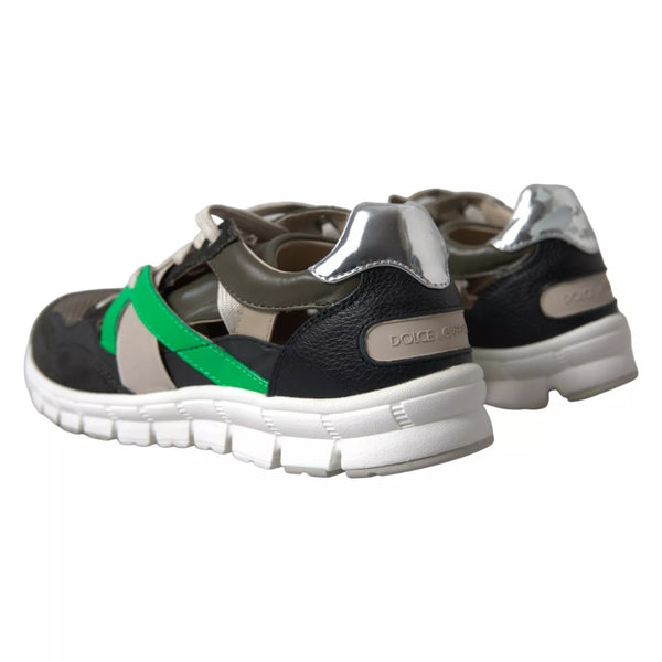 Turnschuhe Multicolor Leder Wildleder Schuhe