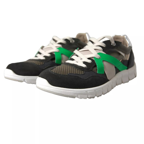 Turnschuhe Multicolor Leder Wildleder Schuhe
