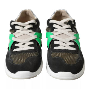 Turnschuhe Multicolor Leder Wildleder Schuhe