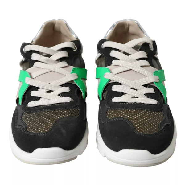 Turnschuhe Multicolor Leder Wildleder Schuhe