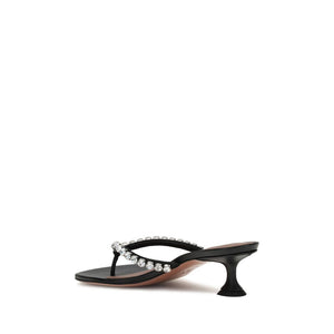 Schwarze Sandalen aus Kalbsleder Bos Taurus