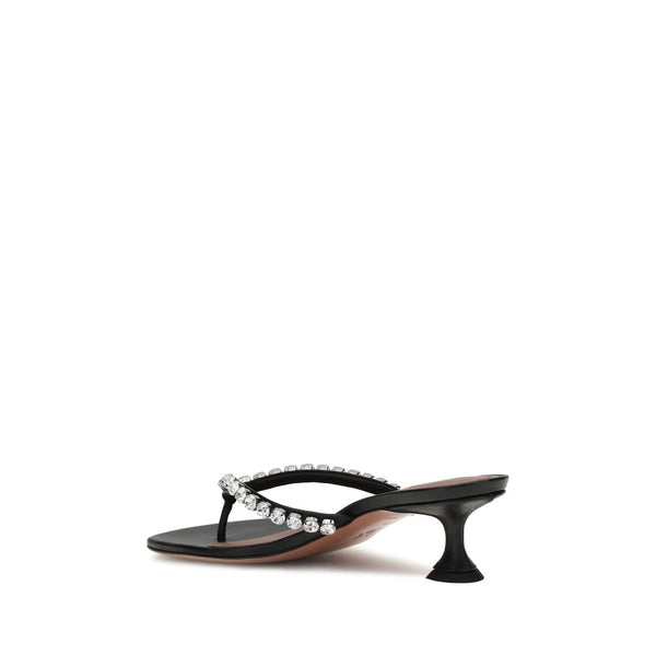 Schwarze Sandalen aus Kalbsleder Bos Taurus