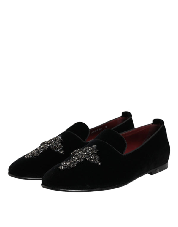 Schwarz Wildleder Kreuz Slip On Loafers Kleid Schuhe