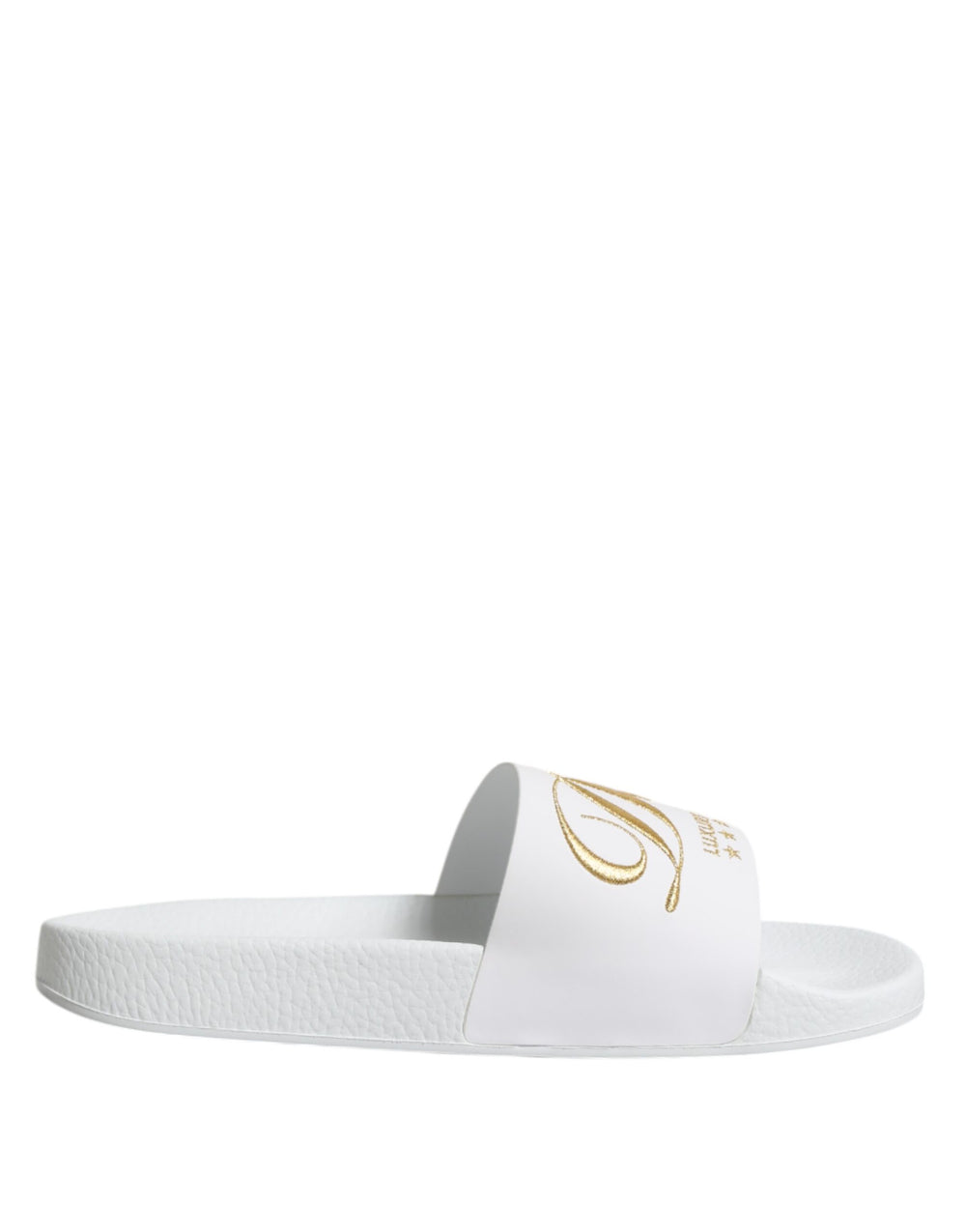 Weiße Leder Pantoletten Sandalen Beachwear Schuhe