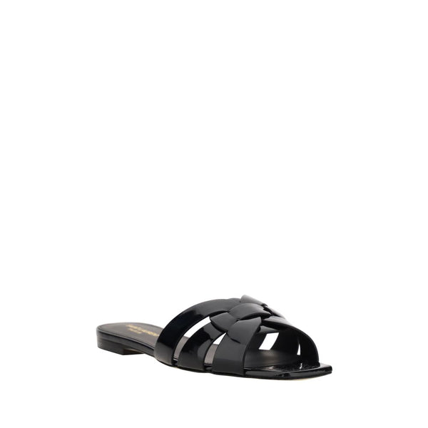 Schwarze Kalbsleder Bos Taurus Sandalen