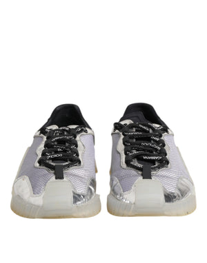 Schwarz Silber NS1 Männer Low Top Sneakers Schuhe