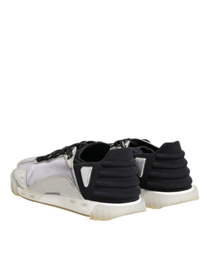 Schwarz Silber NS1 Männer Low Top Sneakers Schuhe