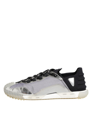 Schwarz Silber NS1 Männer Low Top Sneakers Schuhe