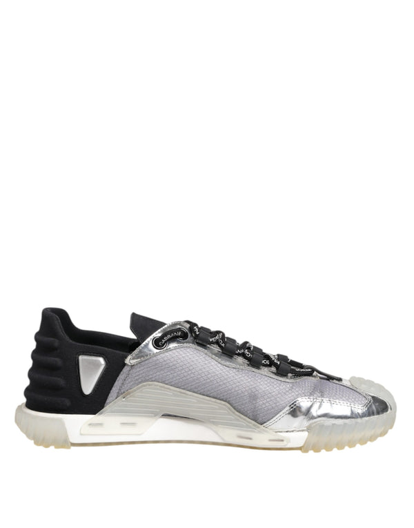 Schwarz Silber NS1 Männer Low Top Sneakers Schuhe