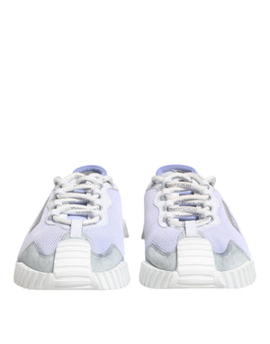 Lila Weiß NS1 Lace Up Low Top Sneakers Schuhe