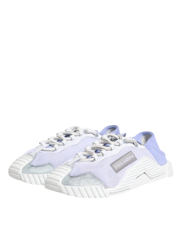Lila Weiß NS1 Lace Up Low Top Sneakers Schuhe