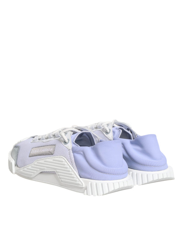 Lila Weiß NS1 Lace Up Low Top Sneakers Schuhe