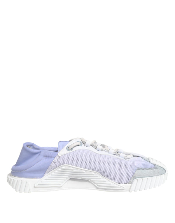 Lila Weiß NS1 Lace Up Low Top Sneakers Schuhe