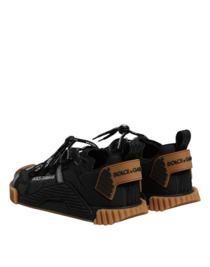 Schwarz Logo Lace Up Low Top NS1 Turnschuhe Schuhe