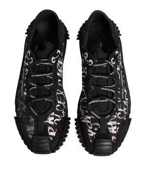 Schwarz Weiß NS1 Lace Up Low Top Sneakers Schuhe