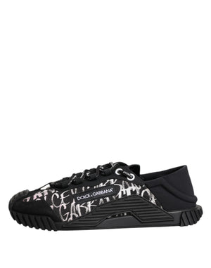 Schwarz Weiß NS1 Lace Up Low Top Sneakers Schuhe