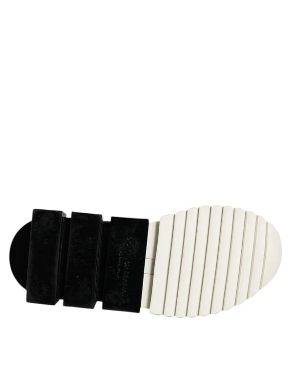 Weiß Schwarz Low Top Sorrento Turnschuhe Schuhe