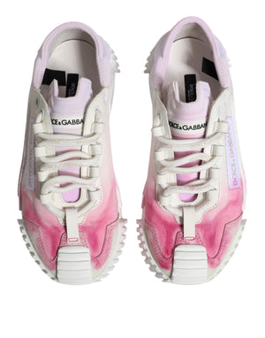 Weiß NS1 Lace Up Low Top Turnschuhe Schuhe