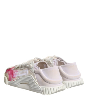 Weiß NS1 Lace Up Low Top Turnschuhe Schuhe
