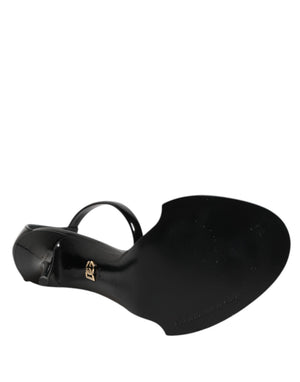 Schwarz KEIRA Perlenverzierte Sandalen Schuhe