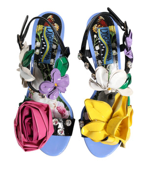 Multicolor Floral Crystal KEIRA Sandalen Schuhe