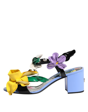 Multicolor Floral Crystal KEIRA Sandalen Schuhe