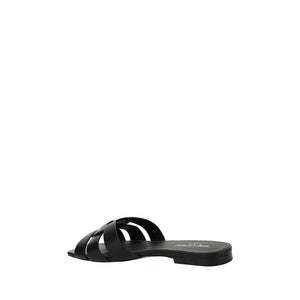 Schwarze Kalbshaut Bos Taurus Sandalen