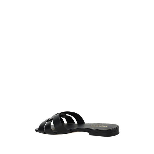 Schwarze Kalbshaut Bos Taurus Sandalen