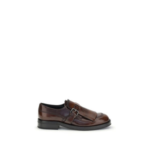 Braune Kalbshaut Bos Taurus Oxford- und Derbyschuhe
