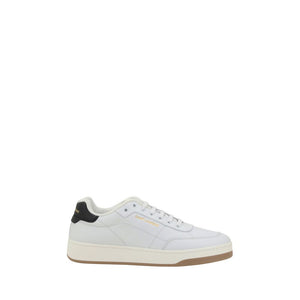 Weiße Kalbshaut Bos Taurus Sneakers mit niedrigem Schaft
