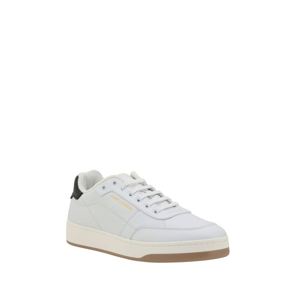 Weiße Kalbshaut Bos Taurus Sneakers mit niedrigem Schaft