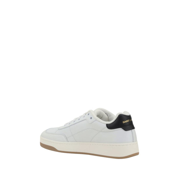 Weiße Kalbshaut Bos Taurus Sneakers mit niedrigem Schaft