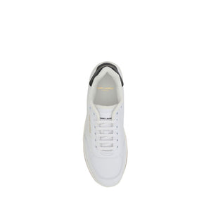 Weiße Kalbshaut Bos Taurus Sneakers mit niedrigem Schaft