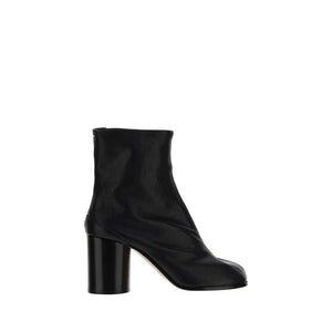 Schwarze Lammleder-Stiefeletten Ovis Aries Aries