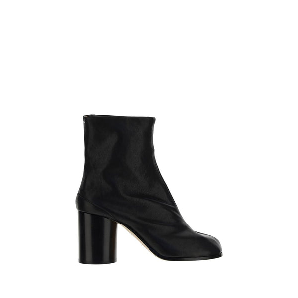 Schwarze Lammleder-Stiefeletten Ovis Aries Aries