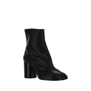 Schwarze Lammleder-Stiefeletten Ovis Aries Aries