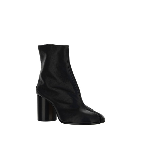 Schwarze Lammleder-Stiefeletten Ovis Aries Aries