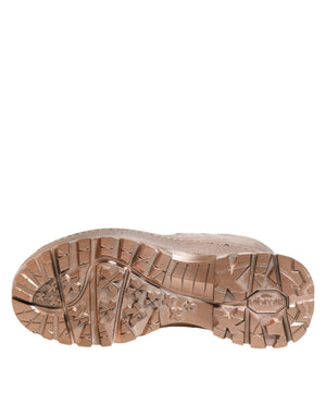 Rose Gold Gummi Pull On Regen Stiefel Schuhe
