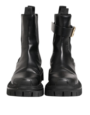 Schwarz Gold DG Logo Trekking Wadenstiefel Schuhe