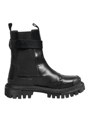 Schwarz Gold DG Logo Trekking Wadenstiefel Schuhe