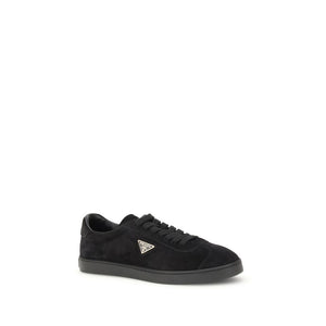 Schwarze Sneakers aus Kalbsleder Bos Taurus
