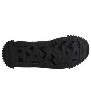 Schwarz Logo Lace Up Low Top NS1 Turnschuhe