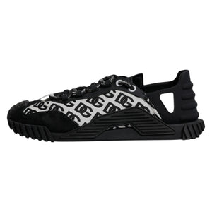 Schwarz Logo Lace Up Low Top NS1 Turnschuhe