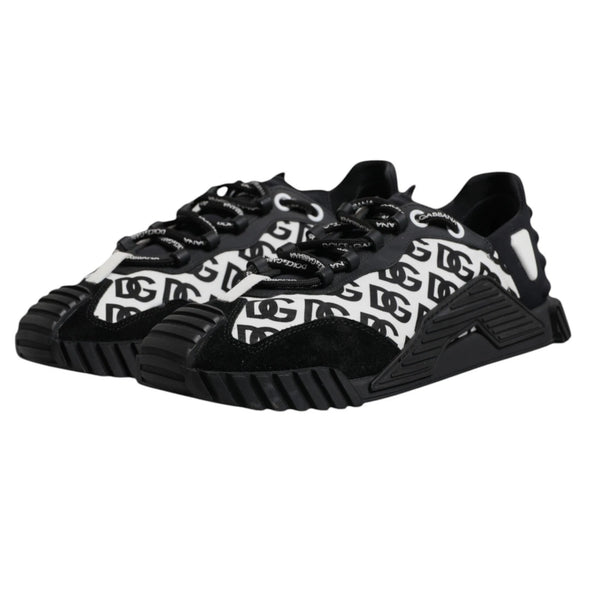 Schwarz Logo Lace Up Low Top NS1 Turnschuhe